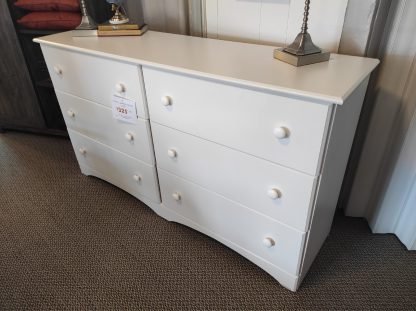 White 6 Drawer Dresser Base - Image 3