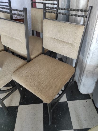 4 Metal Chairs - Image 2