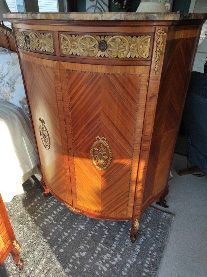 Full Size Inlay Mahogany Bedroom Suite - Image 6