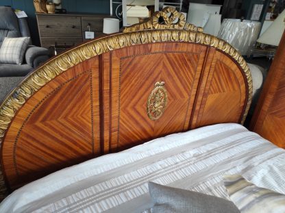 Full Size Inlay Mahogany Bedroom Suite - Image 12
