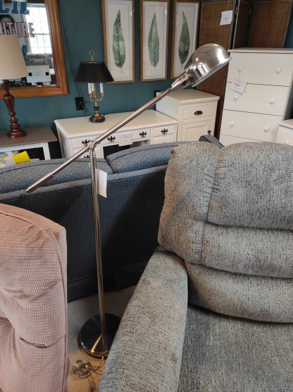 Chrome Arm Style Floor Lamp