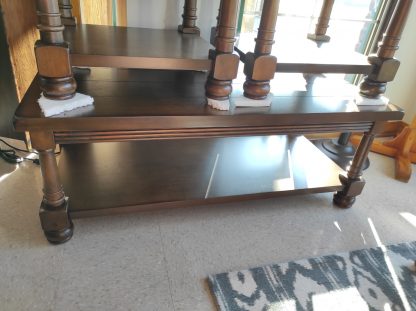 Warm Brown Coffee And End Table Set - Image 2