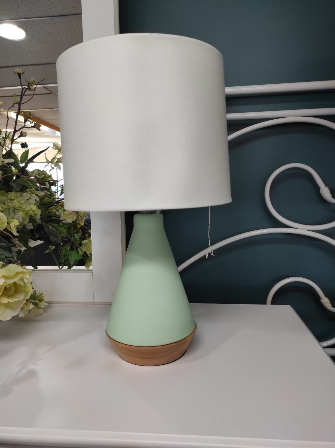 Mint Green Lamp Set Roth & Brader Furniture