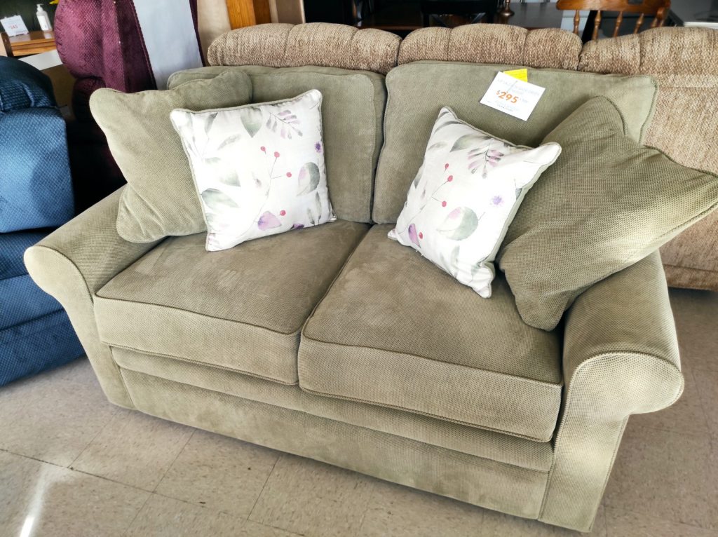 Sage Green Loveseat Roth & Brader Furniture