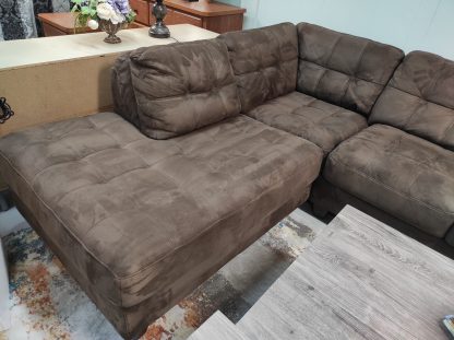 Pillow Top Brown Sectional - Image 2