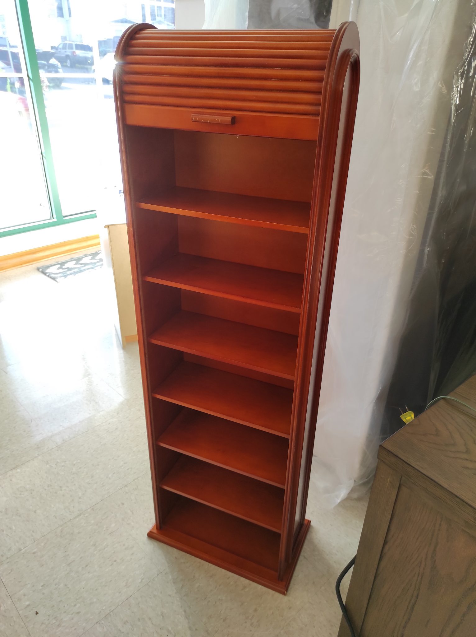 NARROW ROLL TOP STORAGE PIECE Roth & Brader Furniture