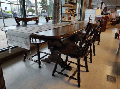 Dark Maple Kitchen Table - Image 2