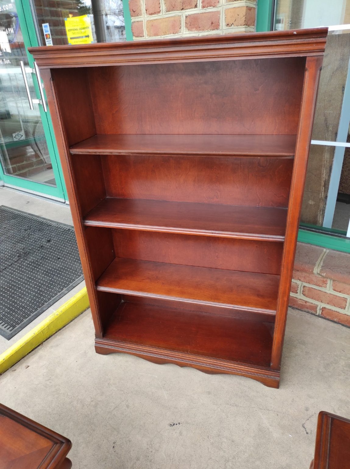 Traditional Cherry Finish Bookcase Roth & Brader Furniture