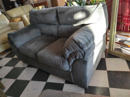 Gray Two Seat Loveseat - Image 2