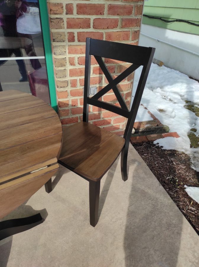 New Black Drop Leaf Table & Chairs Roth & Brader Furniture