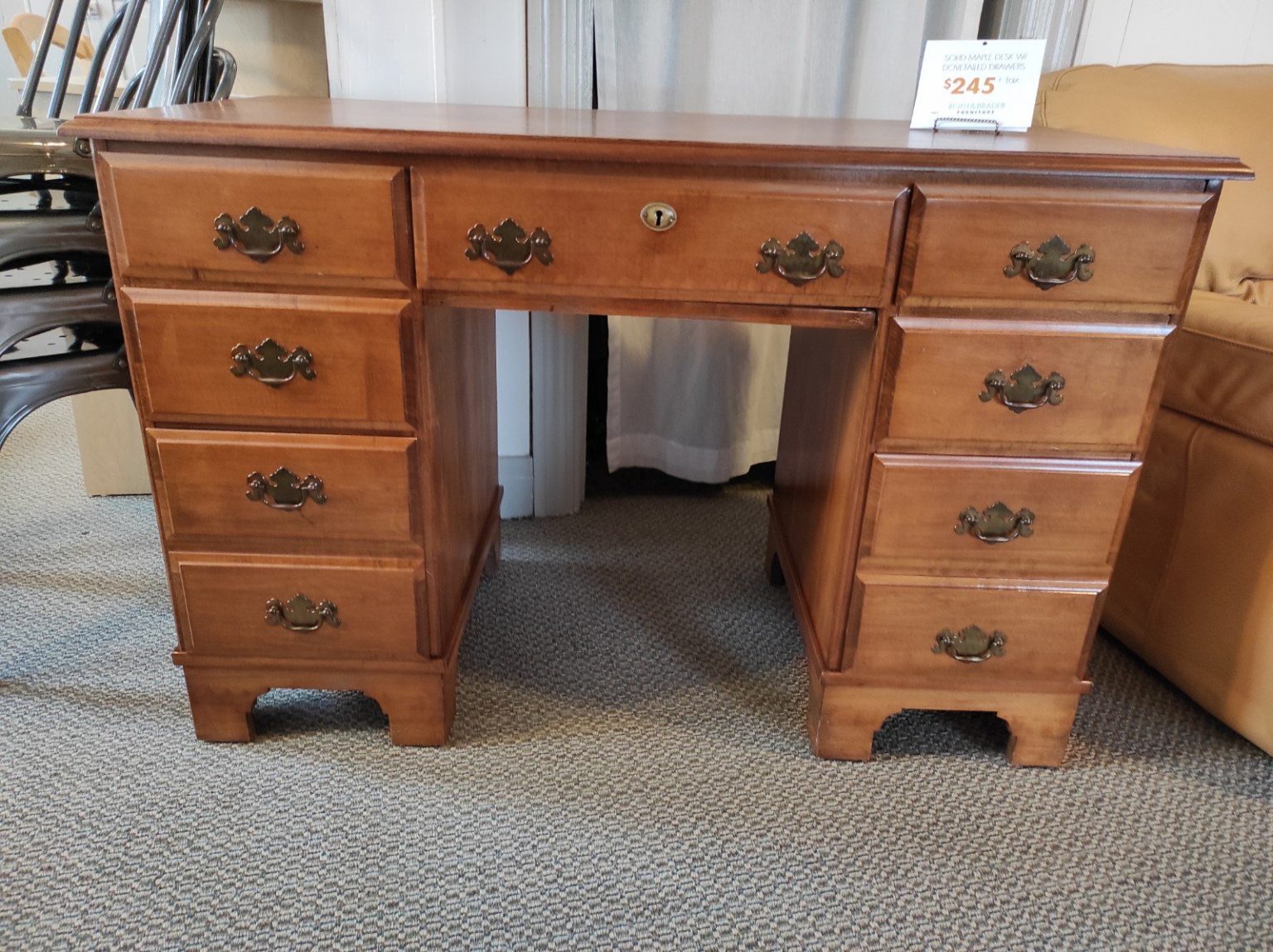 Solid Maple Desk Roth & Brader Furniture