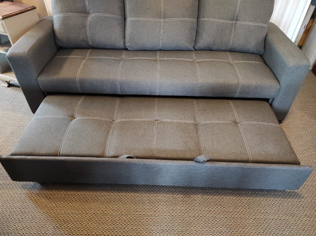 New Gray Convertible Sofa Roth & Brader Furniture
