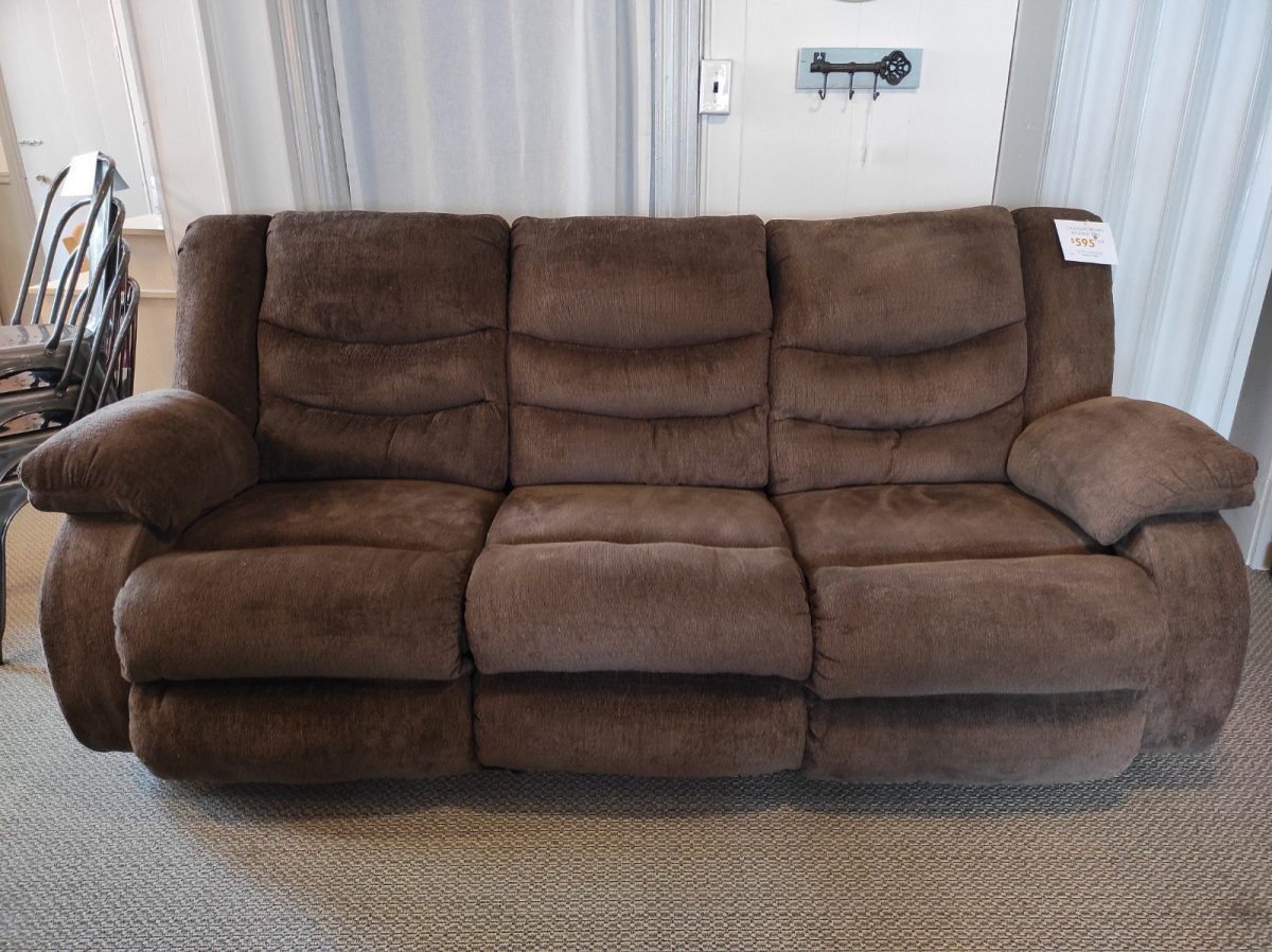 Chocolate Brown Reclining Sofa Roth & Brader Furniture