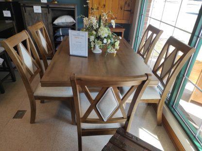 Natural Colored Table W/ Storage & Chairs