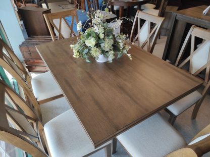 Natural Colored Table W/ Storage & Chairs - Image 4
