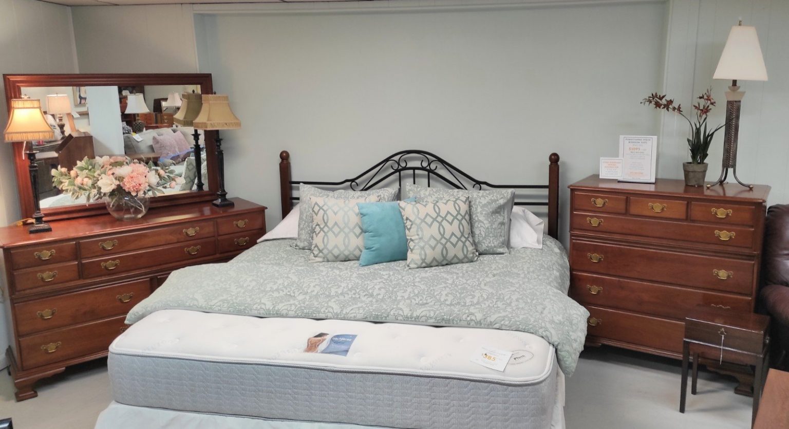 Cherry King Size Bedroom Suite By Pa House Roth & Brader Furniture