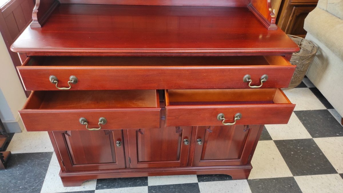 Solid Cherry Hutch By Pa House Roth & Brader Furniture