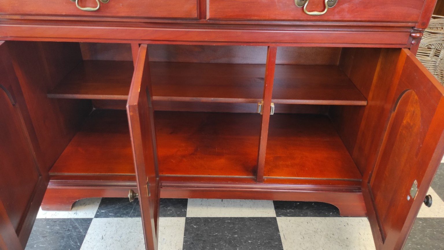 Solid Cherry Hutch By Pa House Roth & Brader Furniture