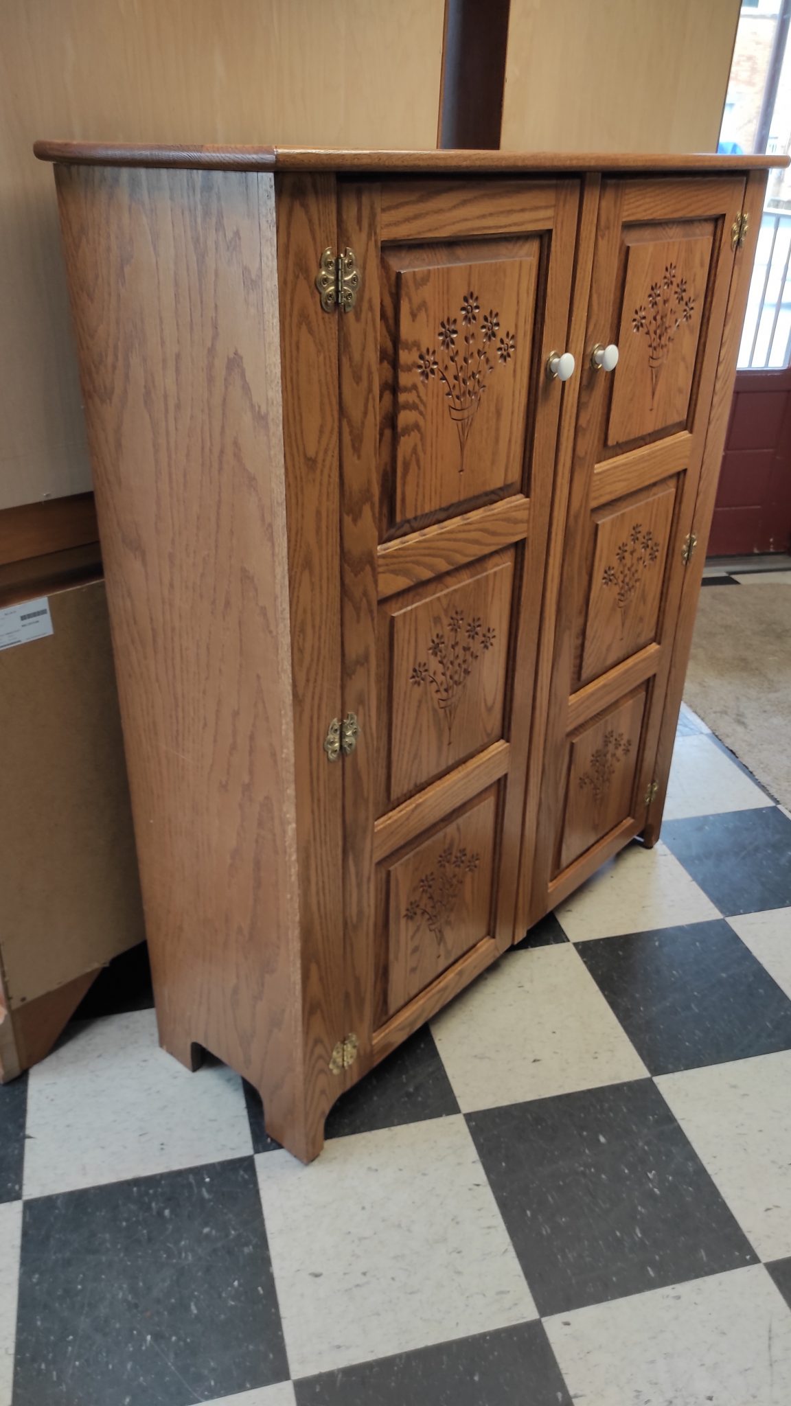 Solid Oak 2 Door Storage Roth & Brader Furniture