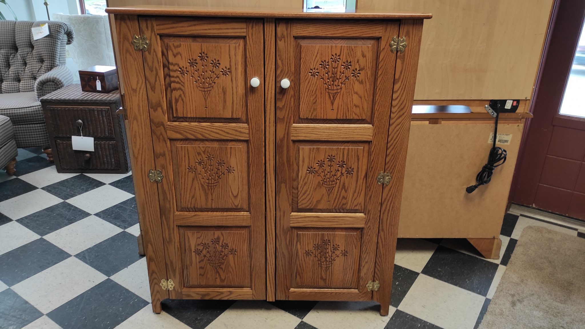 Solid Oak 2 Door Storage Roth & Brader Furniture