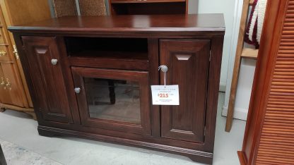 Cherry Finish Tv Stand