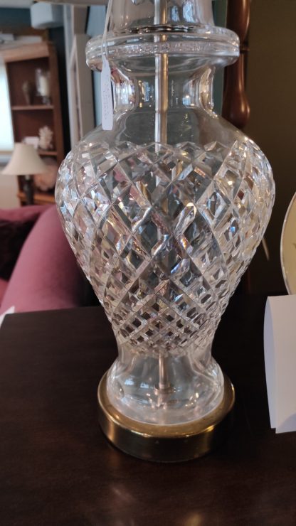 Cut Glass Lamp - Image 2