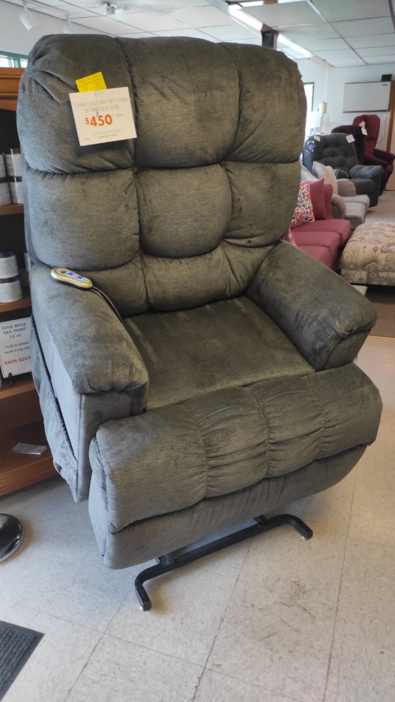 Charcoal Gray Lift Chair By Tranquil Ease Roth & Brader Furniture