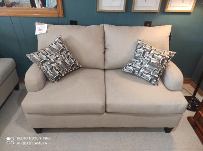 New! Grassland Beige Sofa, Loveseat & Ottoman Set - Image 3