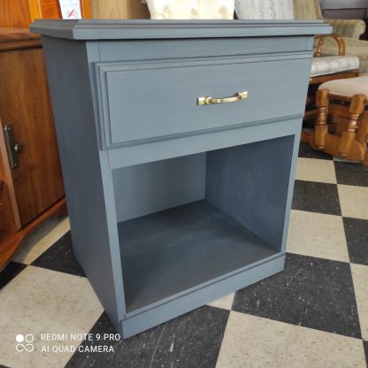 Painted Wharf Blue Nightstand