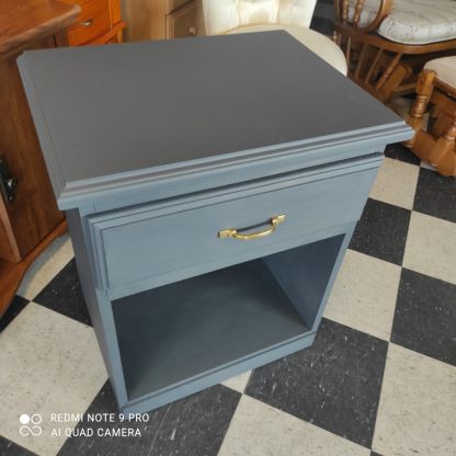 Painted Wharf Blue Nightstand - Image 2