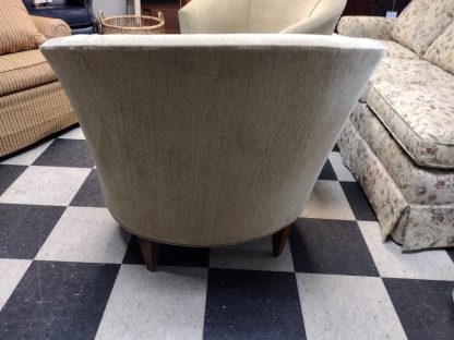 Khaki Barrel Back Accent Chair - Image 3
