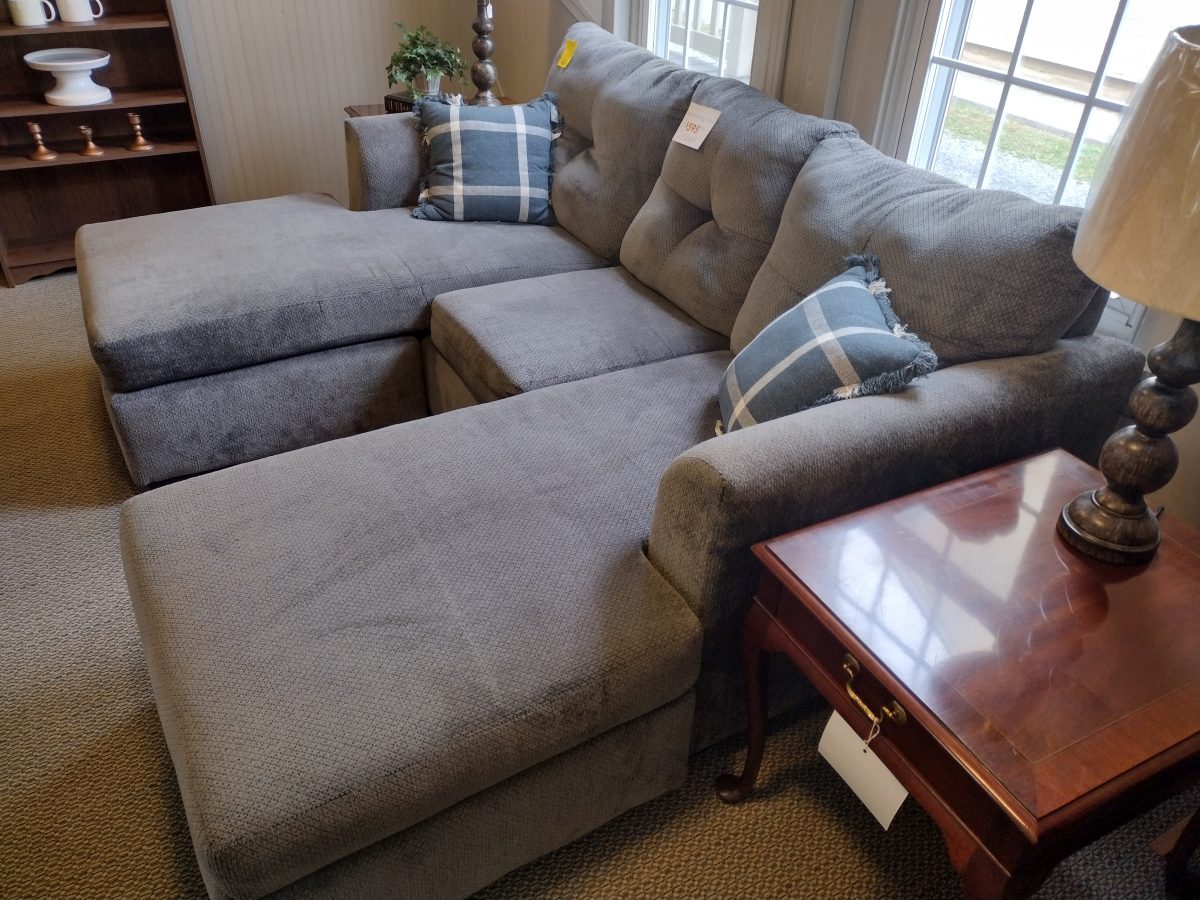 UShaped Gray Sectional Roth & Brader Furniture