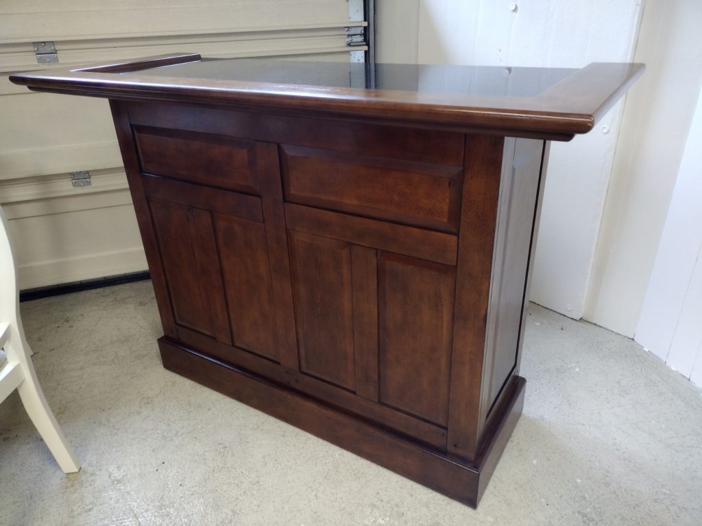 Cherry Bar W/ Granite Top Roth & Brader Furniture