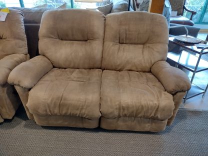Beige Reclining Loveseat By Best Chair - Image 2