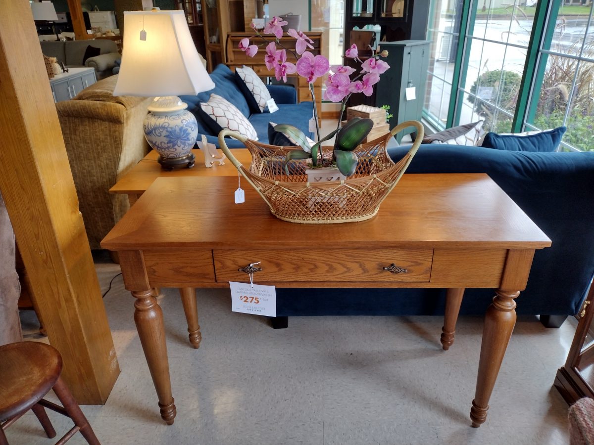 Solid Oak Sofa Table Roth & Brader Furniture