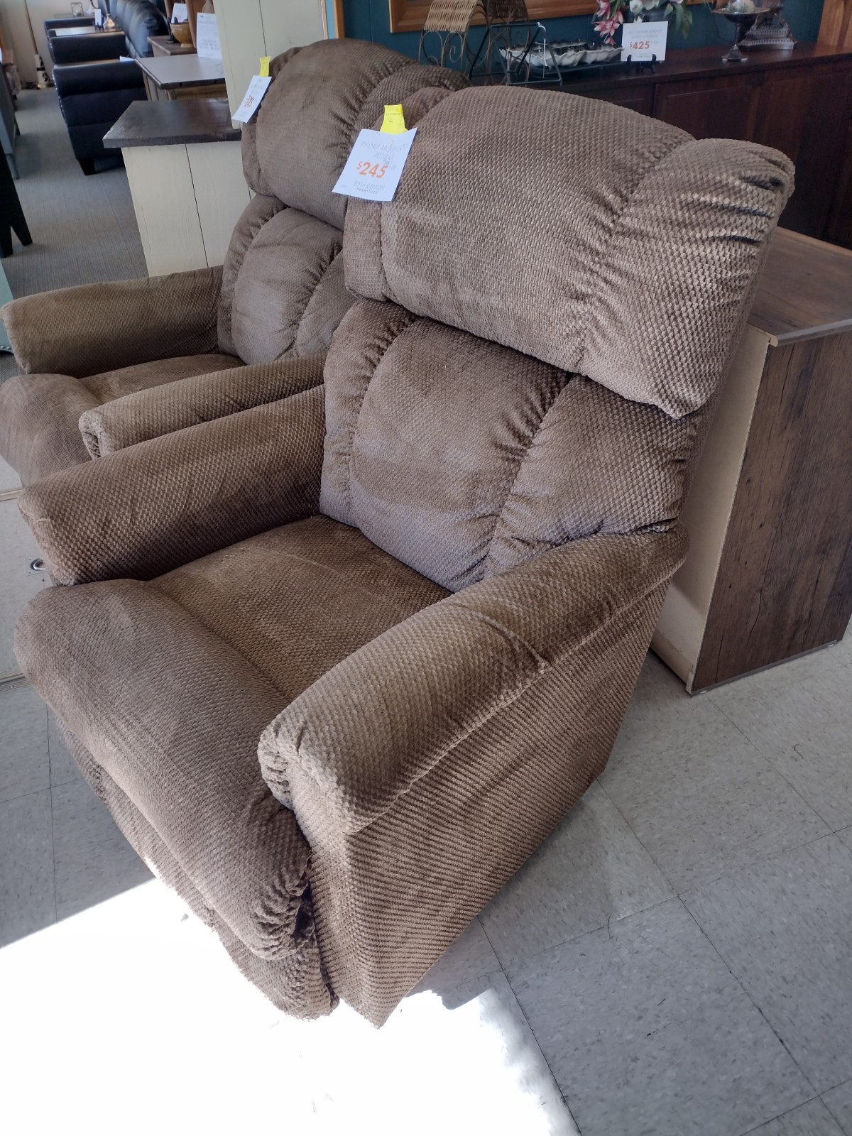 Brown Lazboy Recliner Roth & Brader Furniture