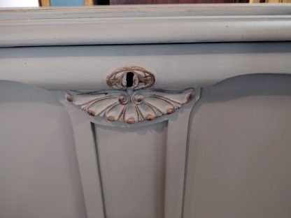 Painted Gray Cedar Lined Blanket Chest - Image 3