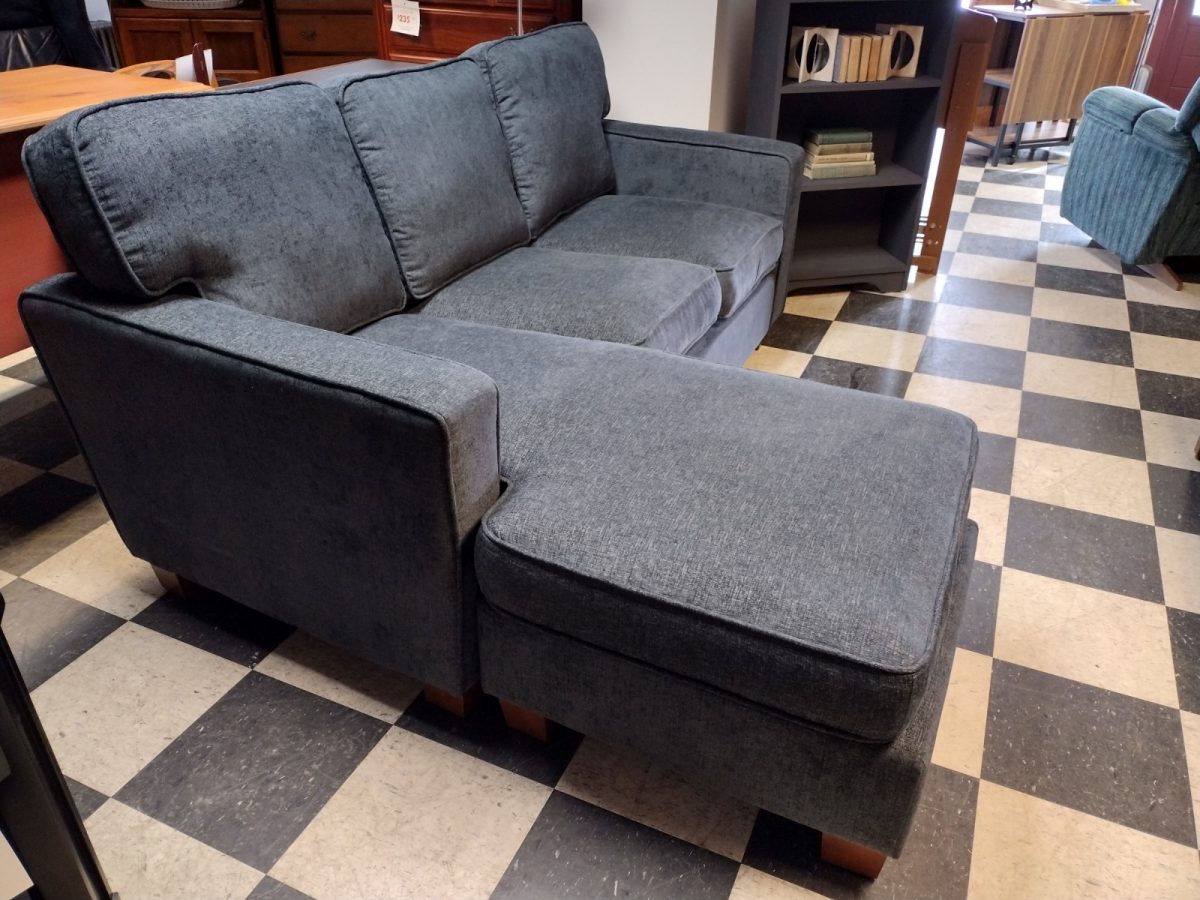 Navy Blue Sofa Chaise Roth & Brader Furniture