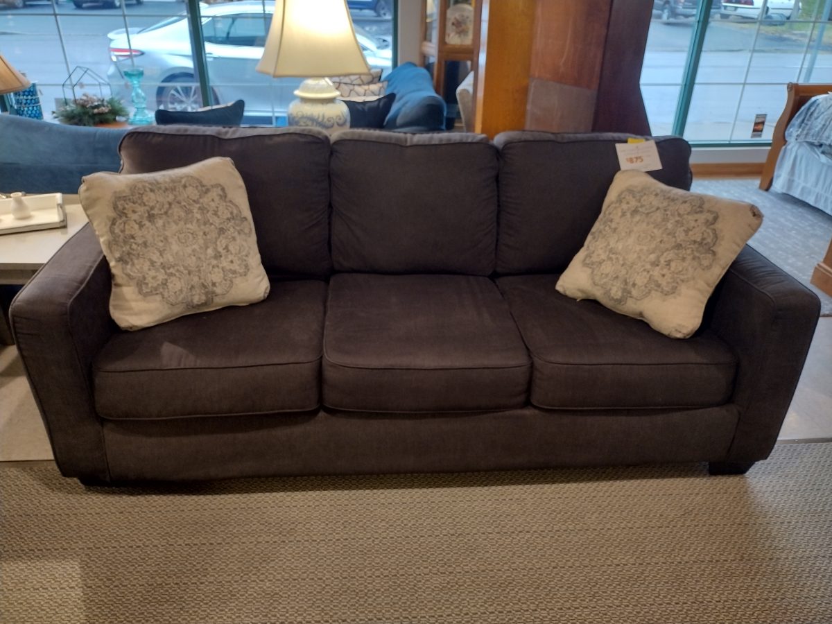 Charcoal Gray Sofa & Loveseat Set By Ashley Roth & Brader Furniture