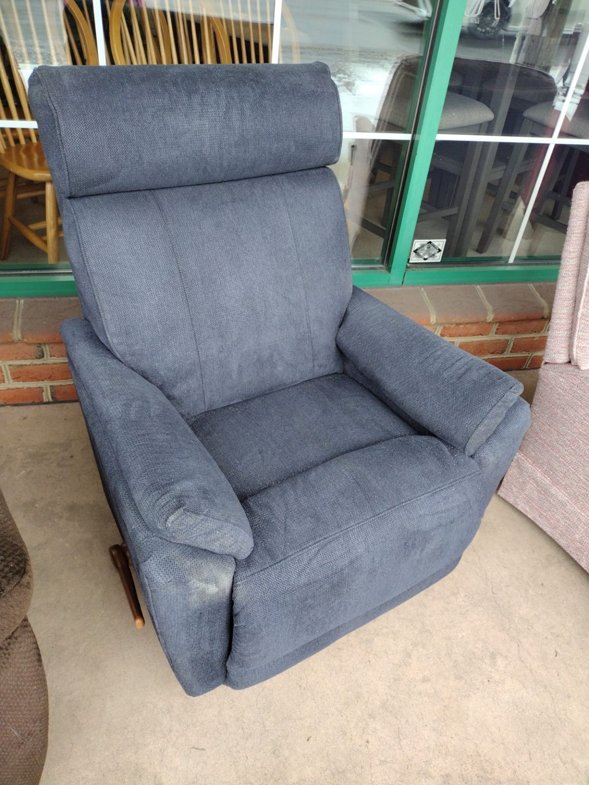 NAVY BLUE LAZBOY RECLINER Roth & Brader Furniture
