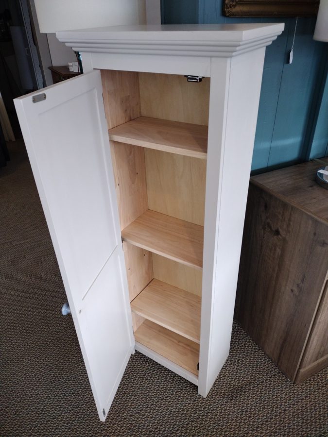 Light Gray Narrow Storage Roth & Brader Furniture