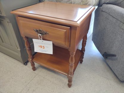Maple Formica Nightstand