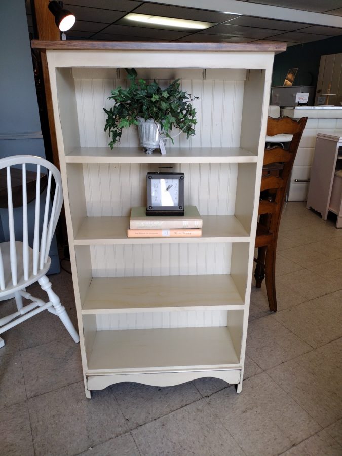 Antique White Bookcase Roth & Brader Furniture