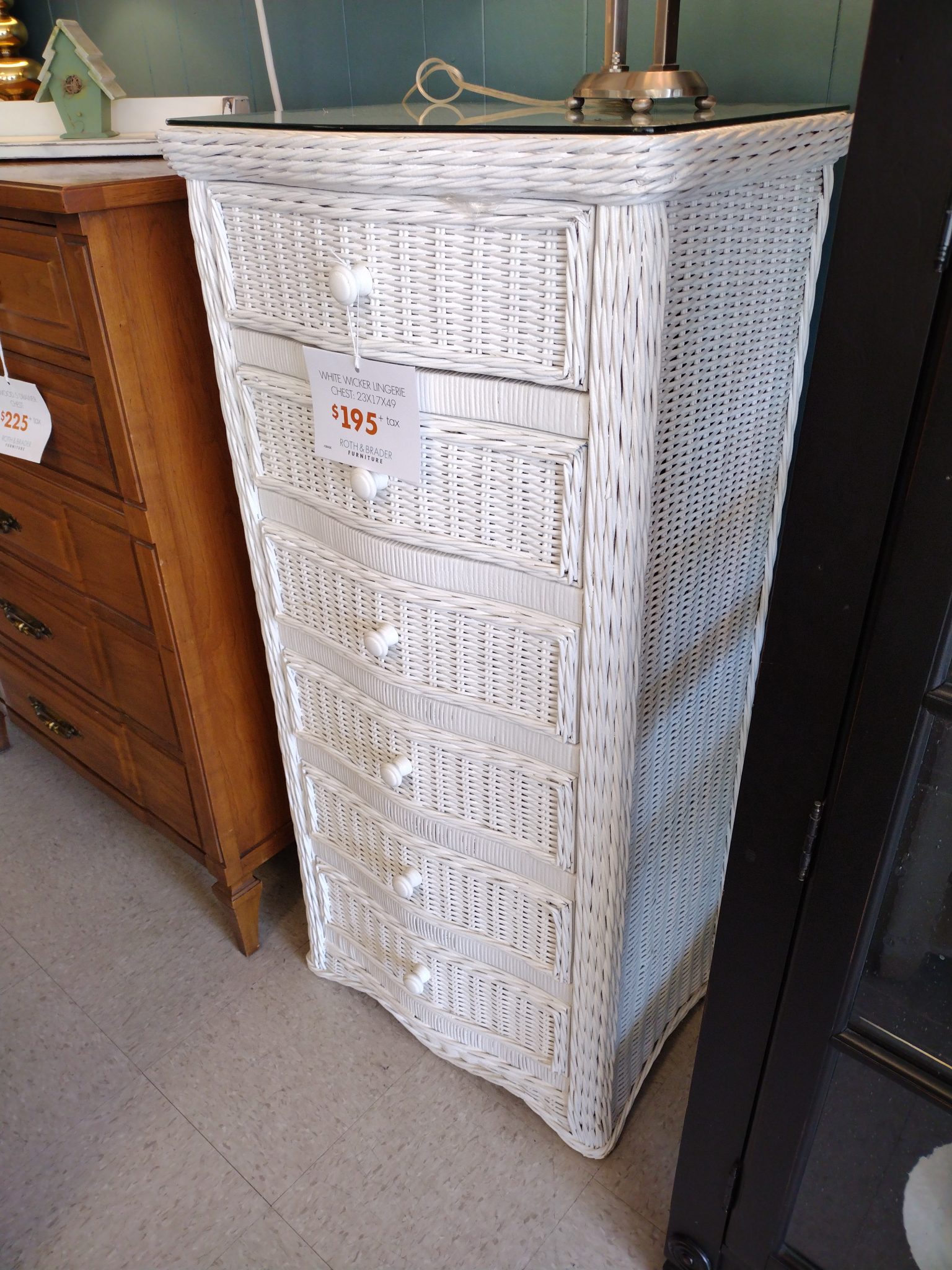 White Wicker Bedroom Set Roth & Brader Furniture