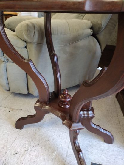 Mahogany Marble Accent Table: 29X17Dx29H - Image 4