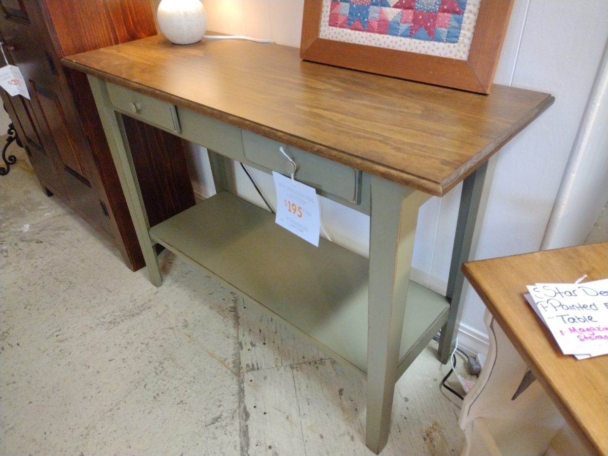 Sage Green Sofa Table Roth & Brader Furniture