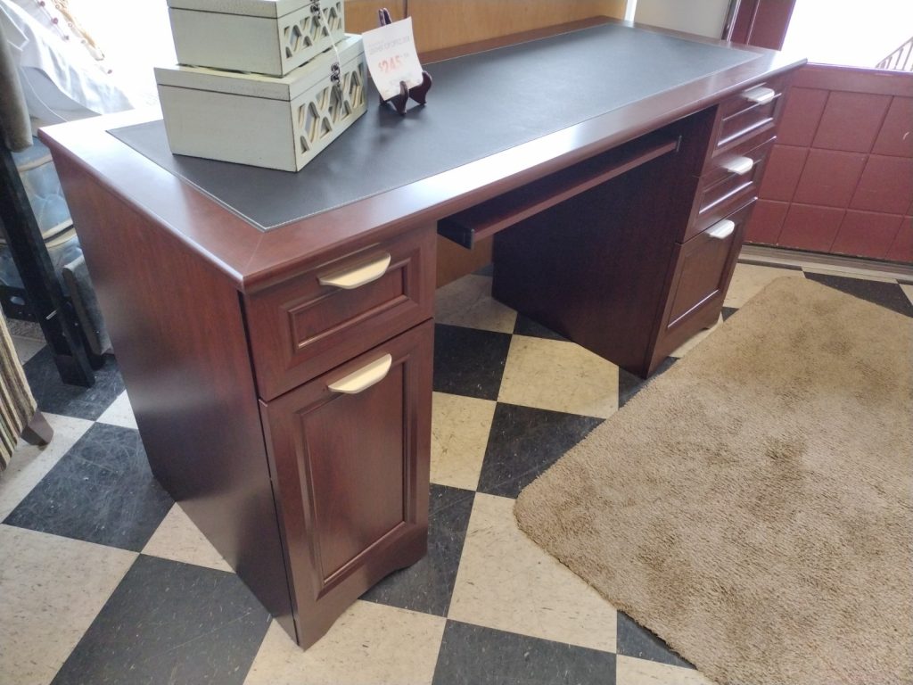 Leather Top Office Desk Roth & Brader Furniture
