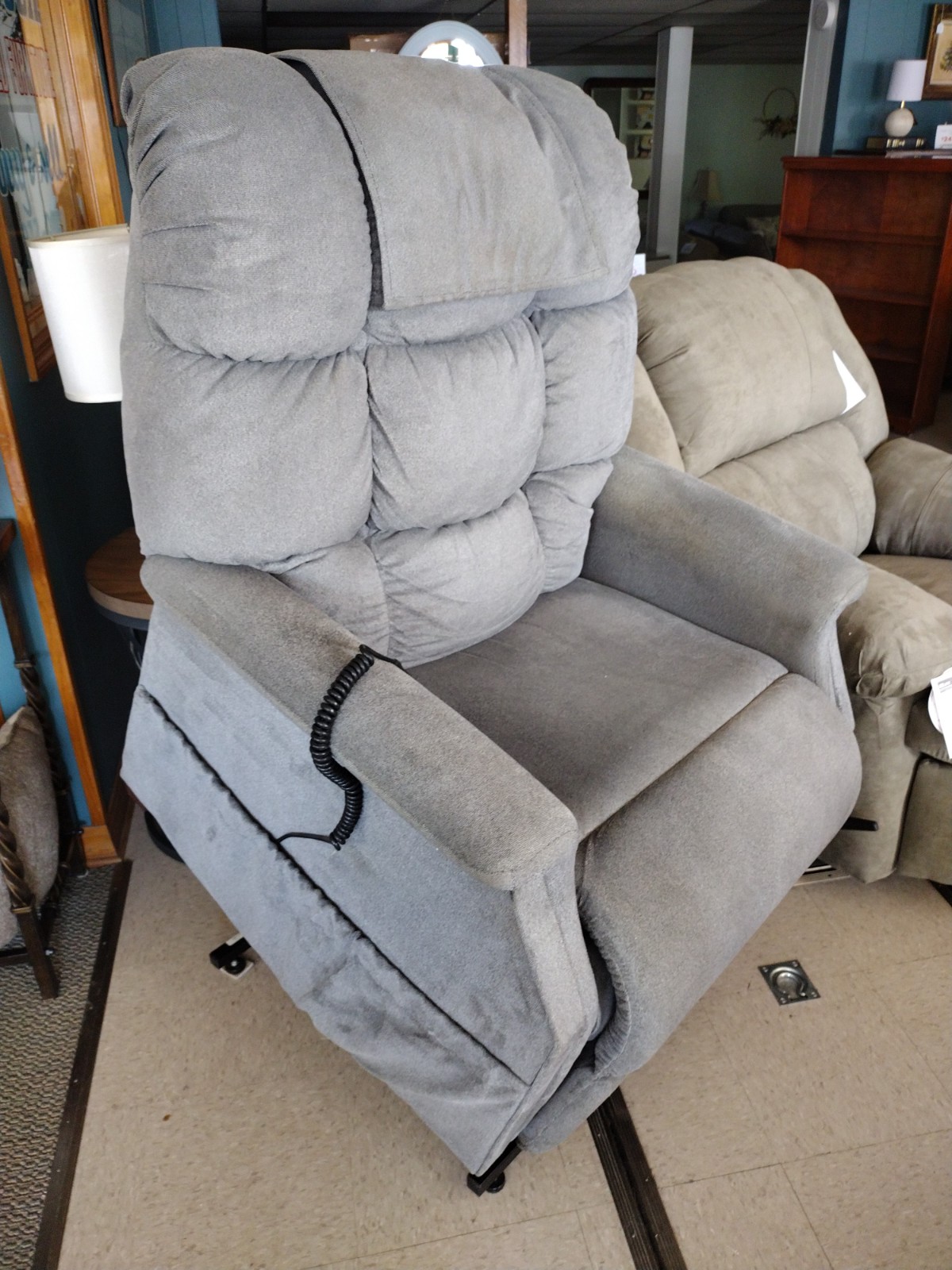 Gray Lift Chair By Roth & Brader Furniture