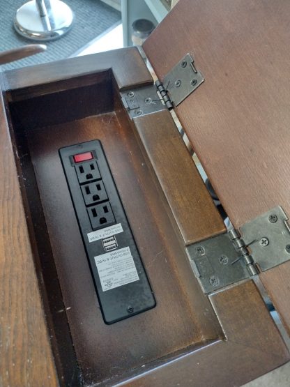 Pair Of Charging End Tables - Image 4