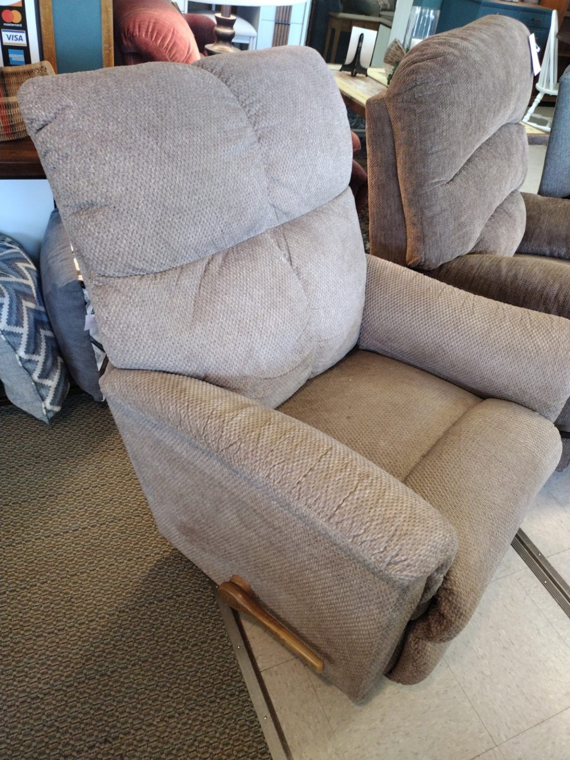 Lazboy Beige Rocker Recliner Roth & Brader Furniture